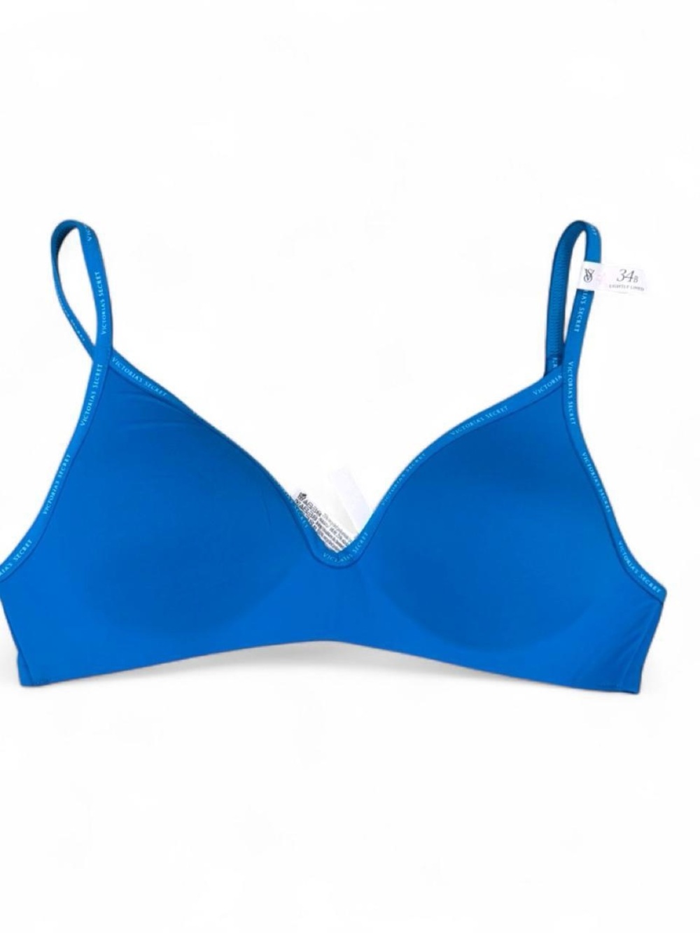 NWT Victoria’s Secret Blue Wireless Lightly Lined Bra Women’s Size 34B